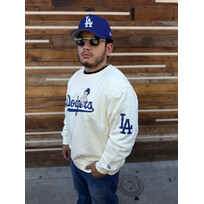 New Era LA Dodgers x Bella Dona Men's Betty Boop Cream Crewneck Fleece