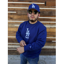 New Era LA Dodgers x Bella Dona Men's Betty Boop Royal Crewneck Fleece