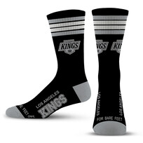 For Bare Feet Sportswear NHL Men's 4 Stripe Deuce Socks LA Kings Large