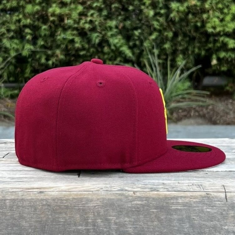 New Era USC Trojans Interlock Cardinal & Gold Tommy Back Hit