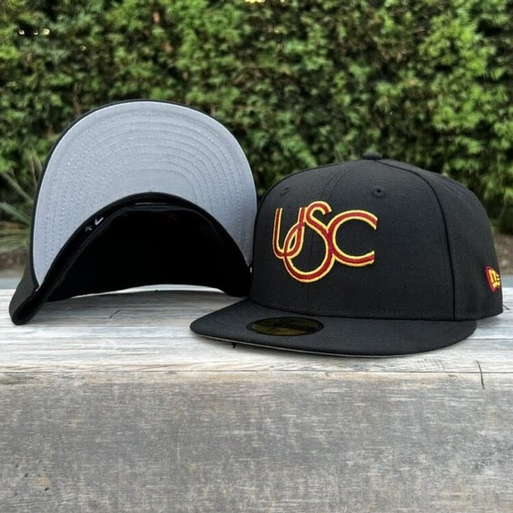New Era USC Trojans Retro Black Team