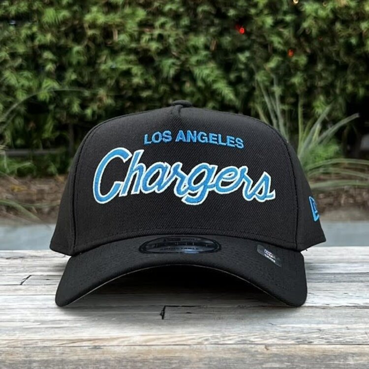 New Era Chargers Script Black Team 940 A-Frame
