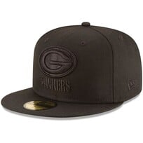 New Era Green Bay Packers Black Black Gray UV