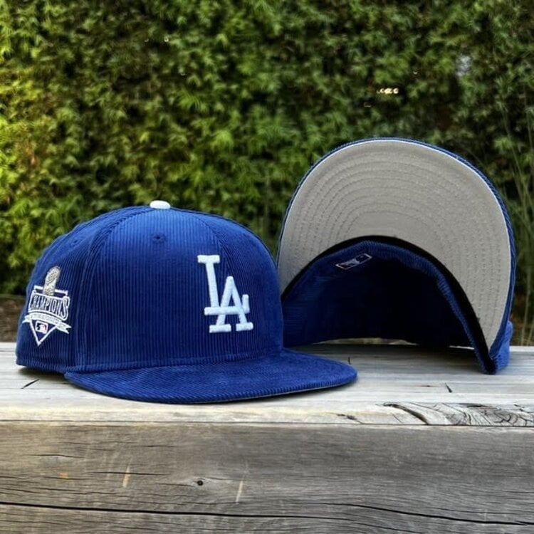 New Era LA Royal Corduroy 2025 World Series Champs Trophy SP