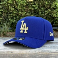 New Era LA Dodgers Royal Metallic Gold 940 a-frame