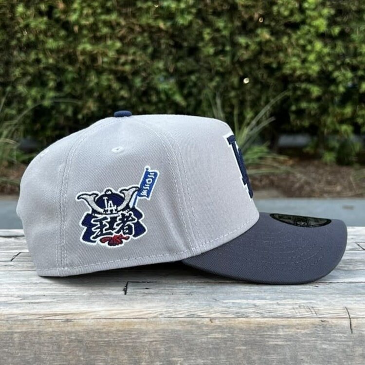 New Era LA Light Gray/Dark Gray Japanese 2025 WS Champs 940 a-frame