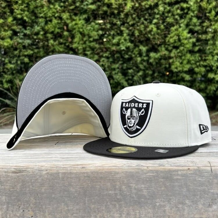 New Era Raiders Ivory/Black Team
