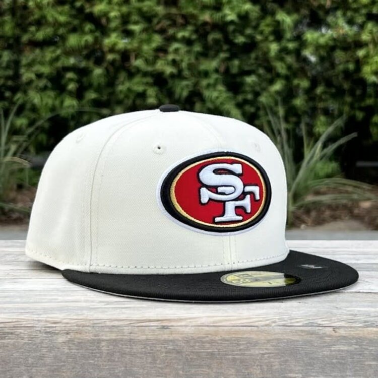 New Era San Francisco 49ers Ivory/Black Team