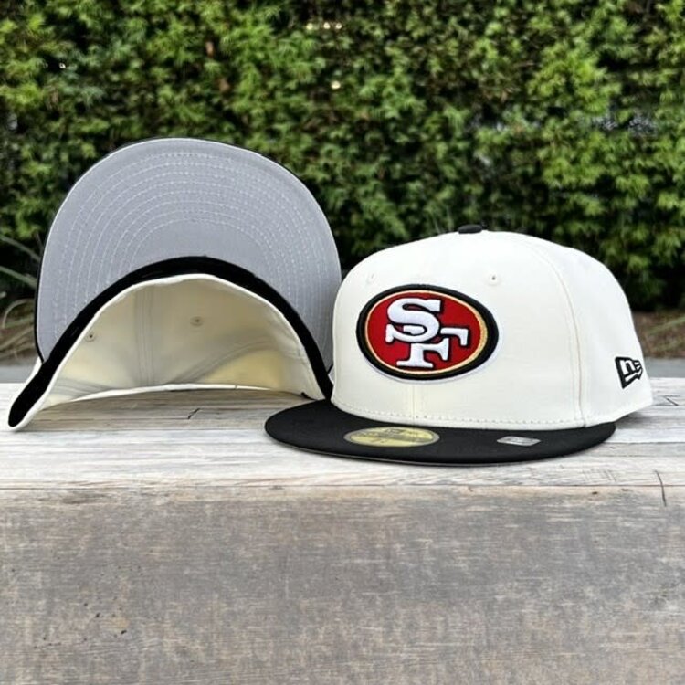 New Era San Francisco 49ers Ivory/Black Team