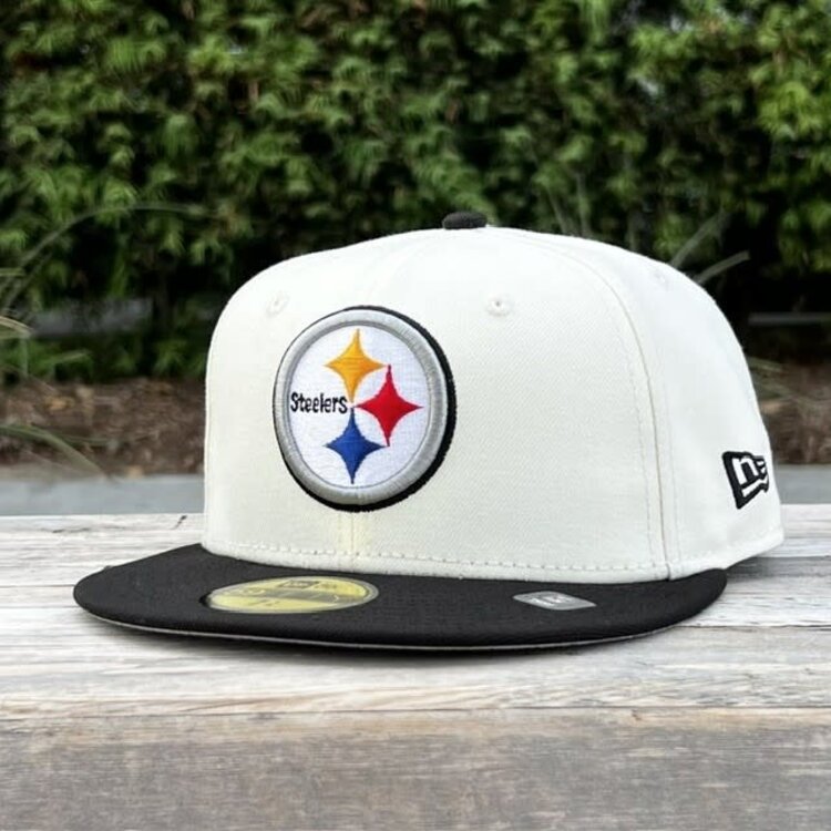 New Era Pittsburgh Steelers Ivory/Black Team