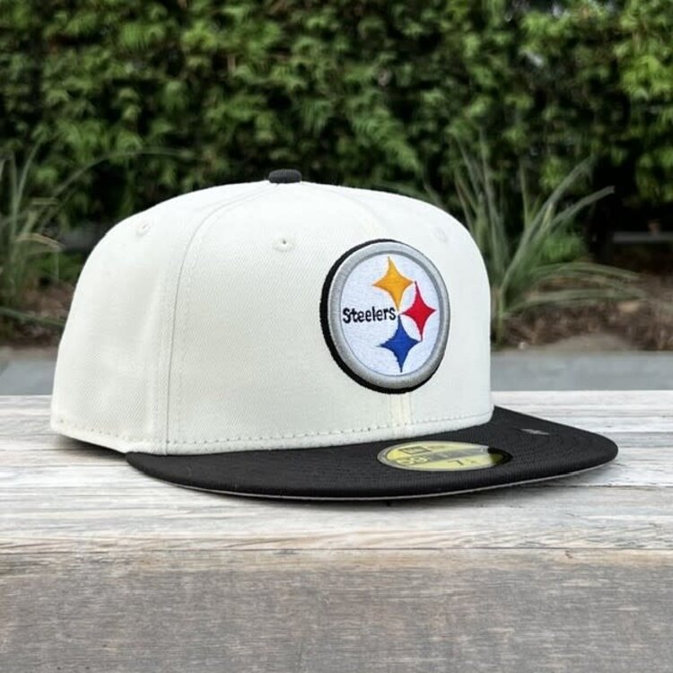 New Era Pittsburgh Steelers Ivory/Black Team