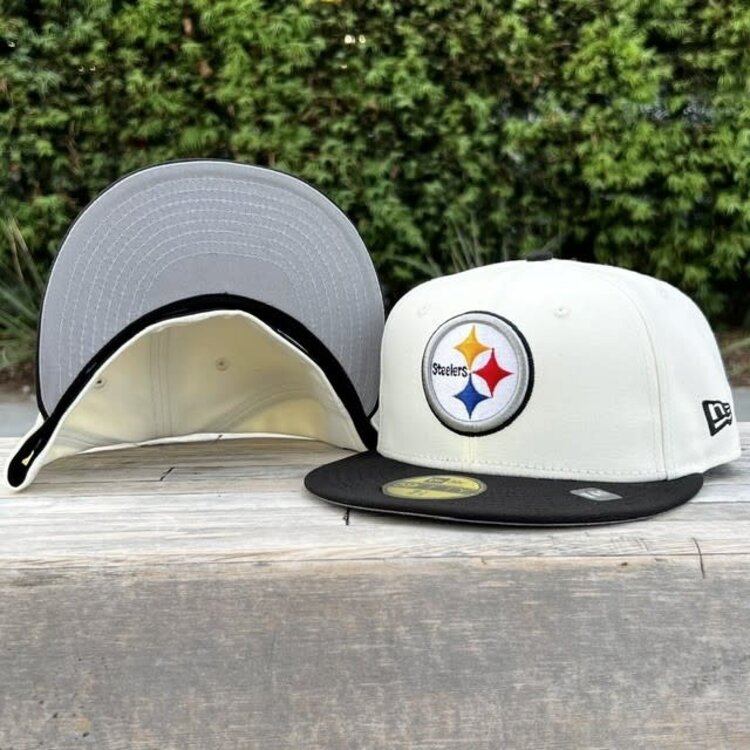 New Era Pittsburgh Steelers Ivory/Black Team