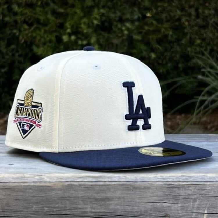 New Era LA Ivory/Navy 2025 World Series Champs Trophy SP