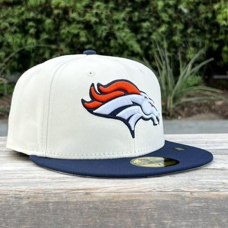 New Era Denver Broncos Ivory/Navy Team