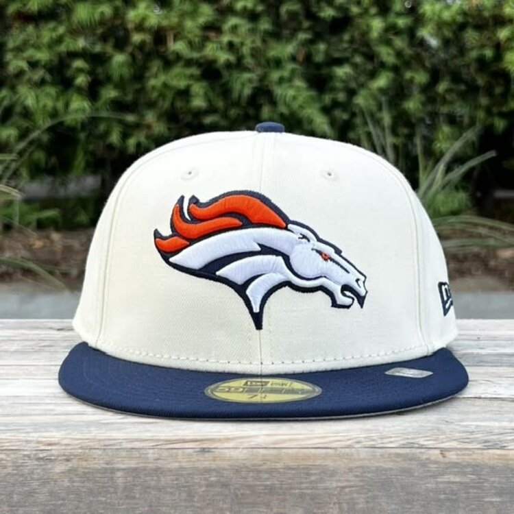 New Era Denver Broncos Ivory/Navy Team