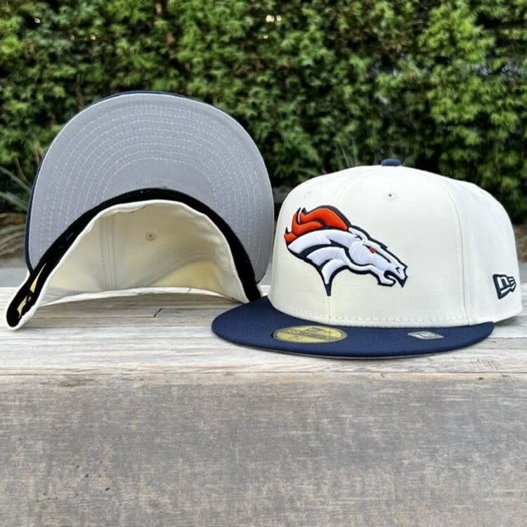 New Era Denver Broncos Ivory/Navy Team