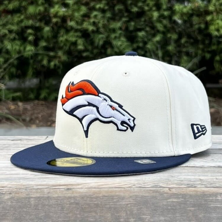 New Era Denver Broncos Ivory/Navy Team