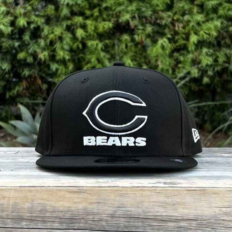 New Era Chicago Bears Black White Snapback 950