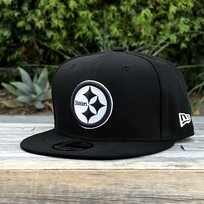 New Era Pittsburgh Steelers Black White Snapback 950