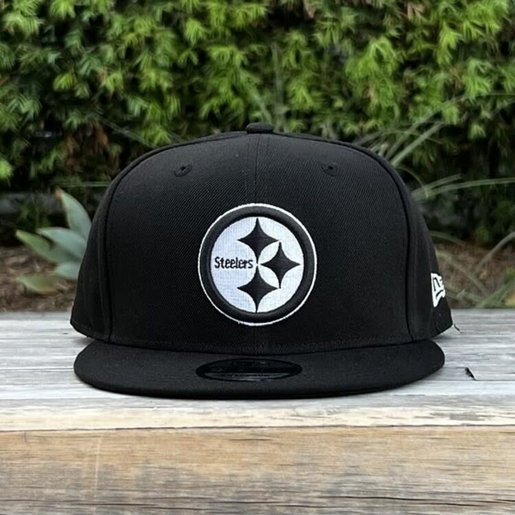 New Era Pittsburgh Steelers Black White Snapback 950