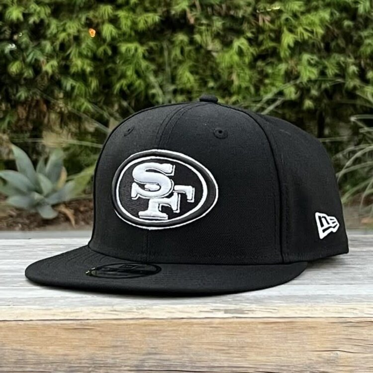 New Era San Francisco 49ers Black White Snapback 950
