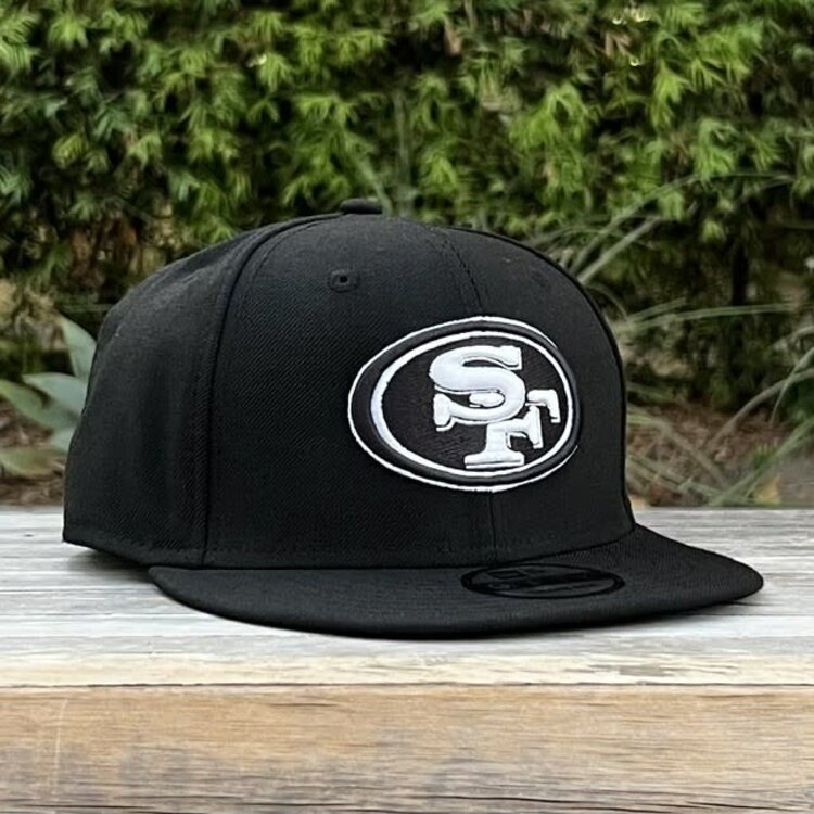 New Era San Francisco 49ers Black White Snapback 950