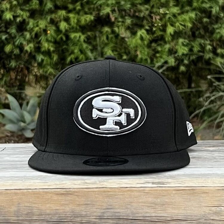 New Era San Francisco 49ers Black White Snapback 950