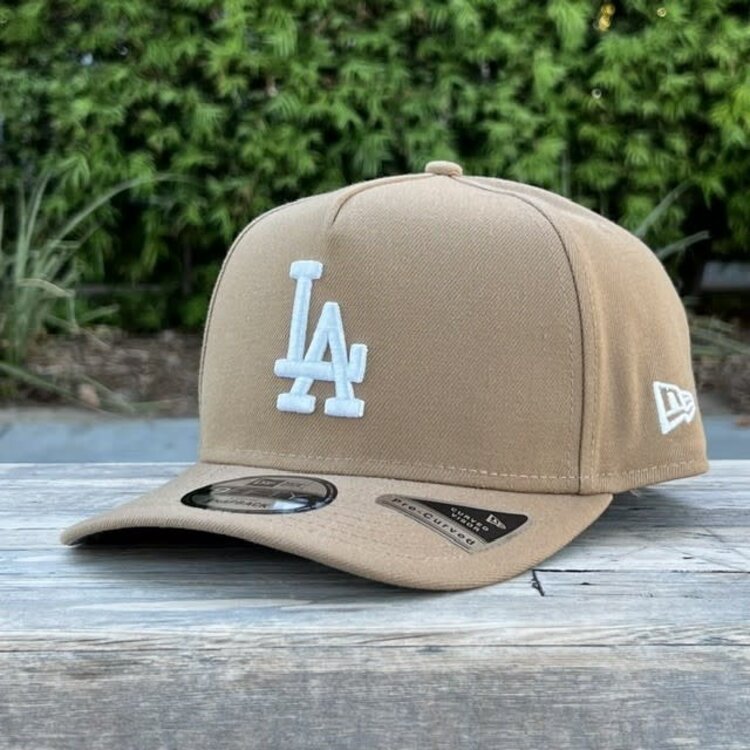 New Era LA Dodgers Khaki White 950  A-Frame