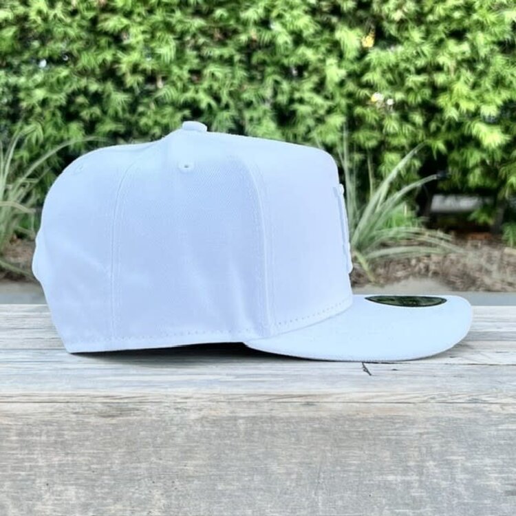 New Era LA Dodgers White White 950  A-Frame