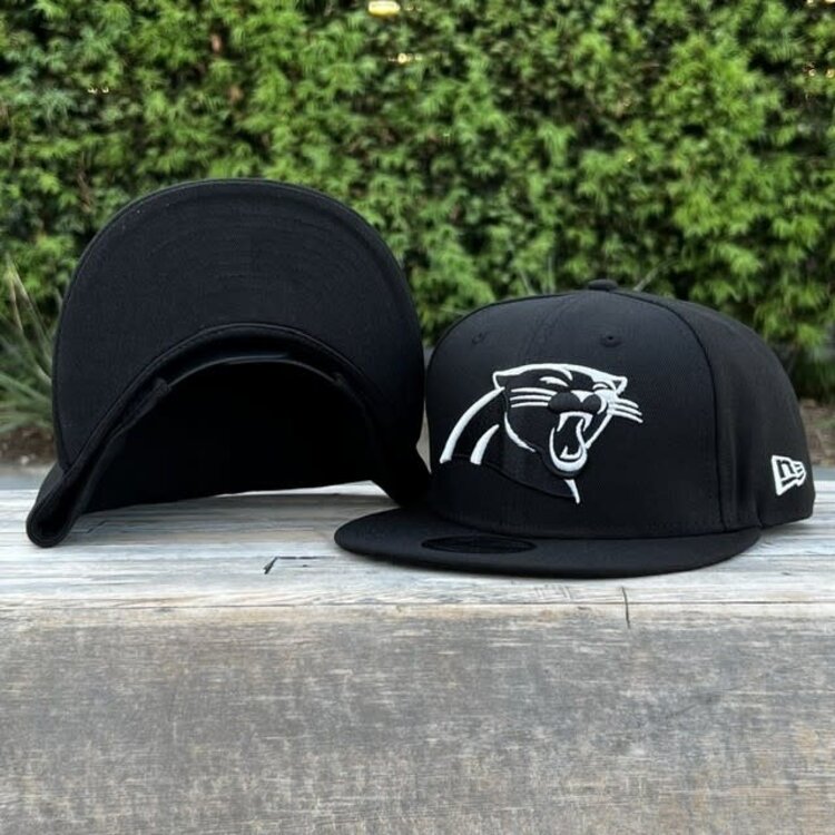 New Era Carolina Panthers Black White Snapback 950