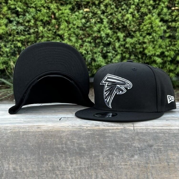 New Era Atlanta Falcons Black White Snapback 950