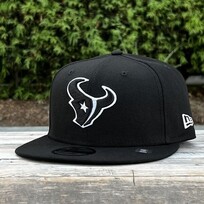 New Era Houston Texans Black White Snapback 950