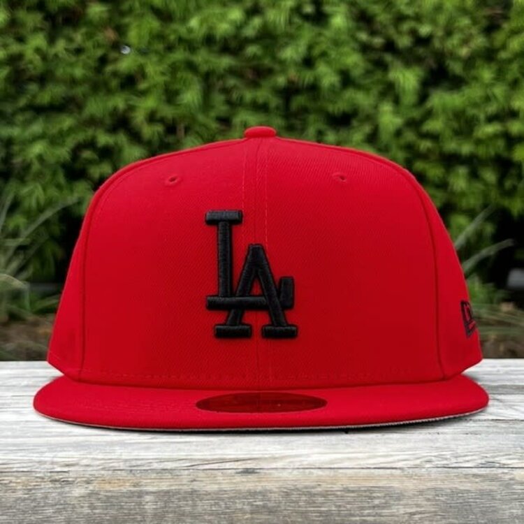 New Era LA Dodgers Scarlet Red Black Gray UV