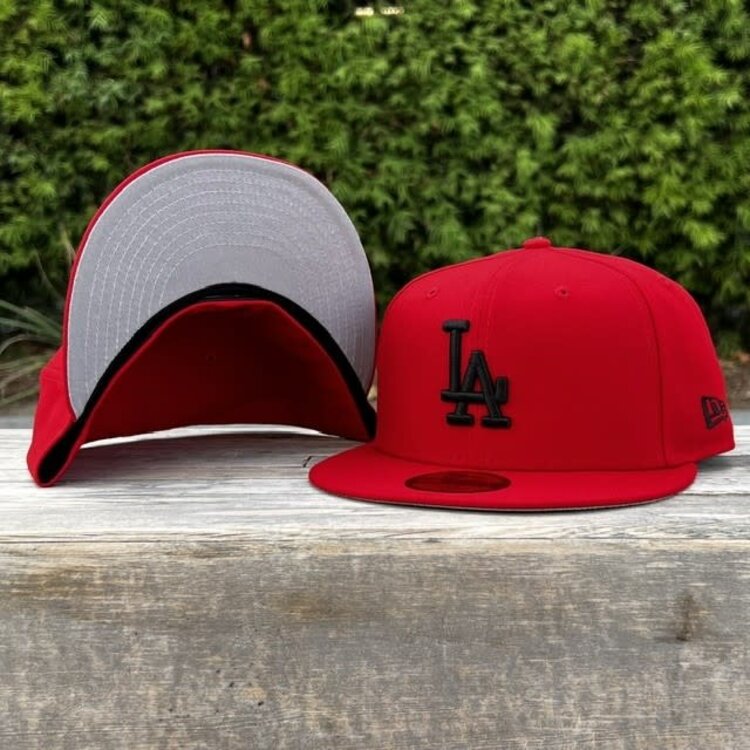 New Era LA Dodgers Scarlet Red Black Gray UV