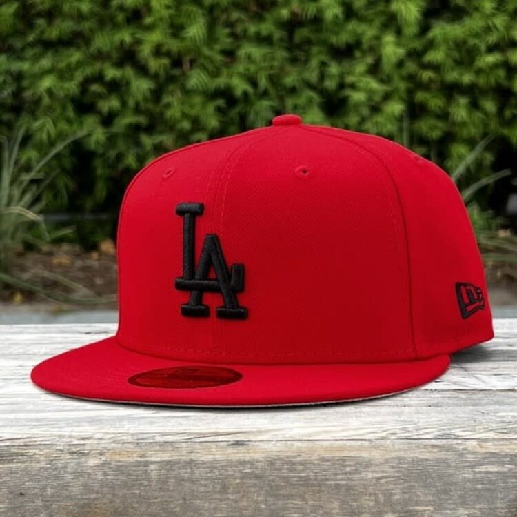 New Era LA Dodgers Scarlet Red Black Gray UV