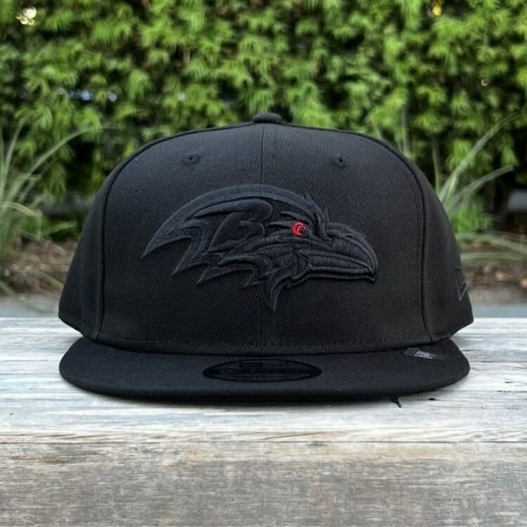 New Era Baltimore Ravens Black Black Snapback 950