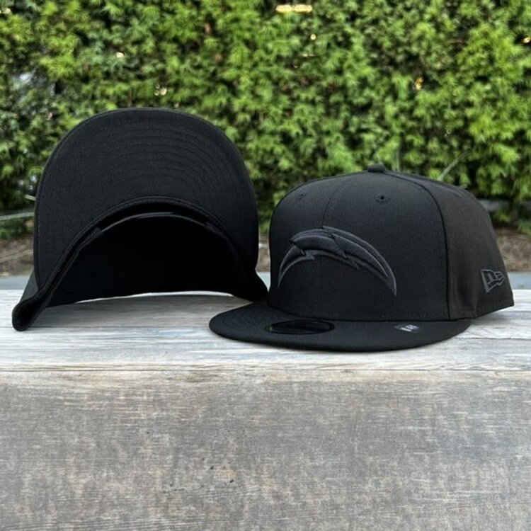 New Era LA Chargers Black Black Snapback 950