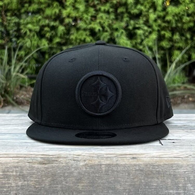 New Era Pittsburgh Steelers Black Black Snapback 950
