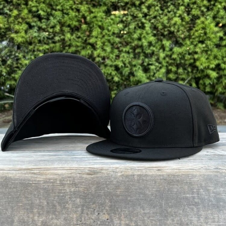 New Era Pittsburgh Steelers Black Black Snapback 950
