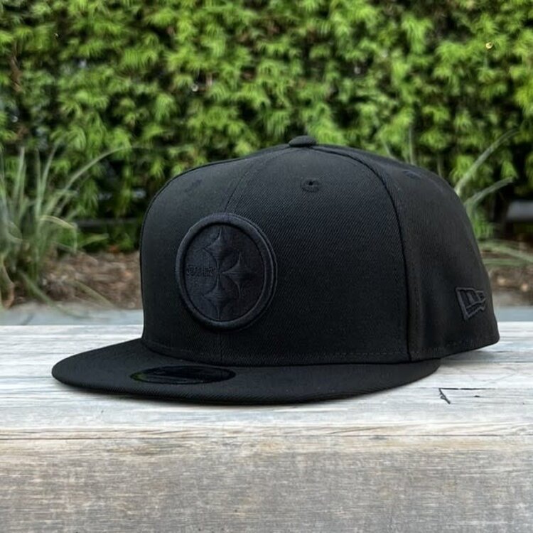 New Era Pittsburgh Steelers Black Black Snapback 950