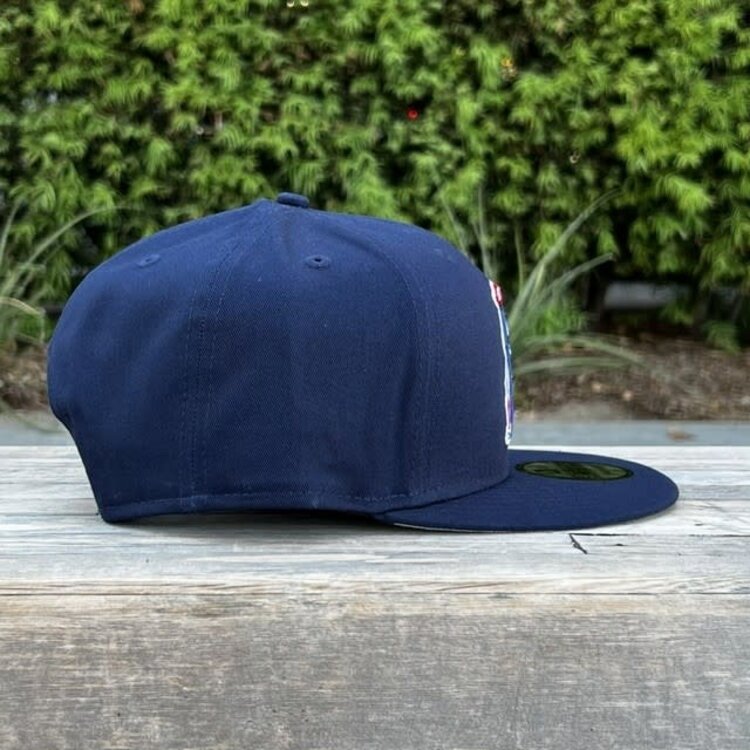 New Era New England Patriots Throwback Navy Team Snapback 950