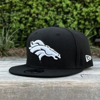 New Era Denver Broncos Black White Snapback 950