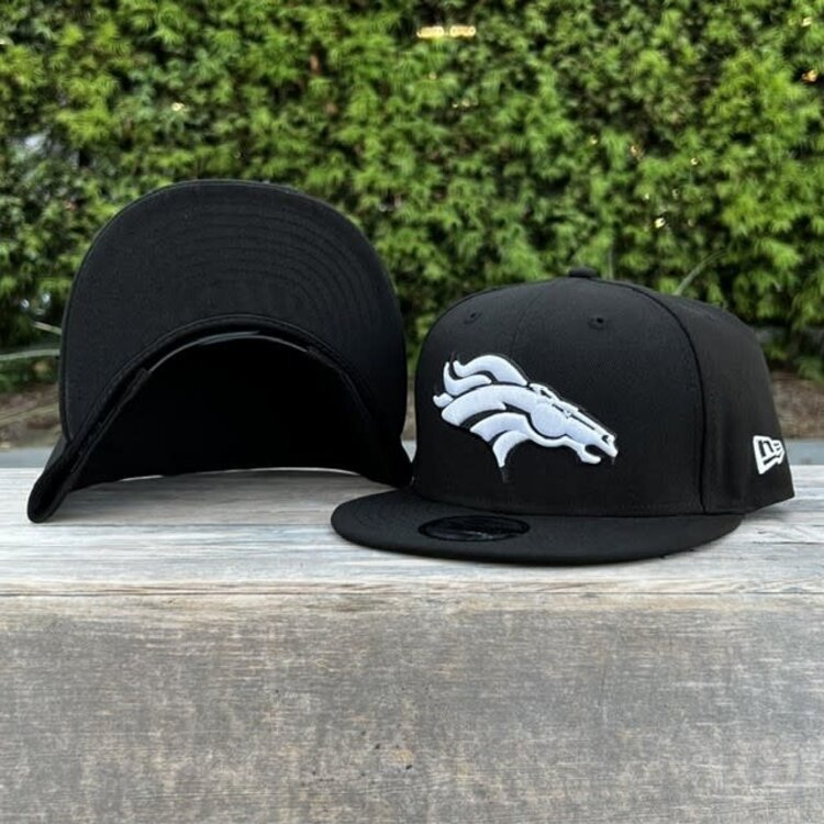 New Era Denver Broncos Black White Snapback 950