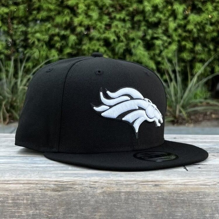 New Era Denver Broncos Black White Snapback 950