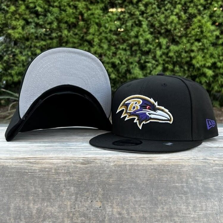 New Era Baltimore Ravens Black Team Snapback 950