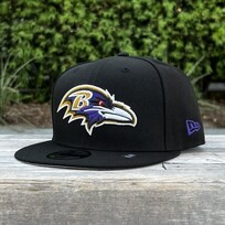 New Era Baltimore Ravens Black Team Snapback 950