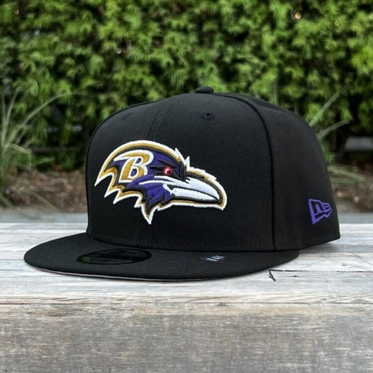 New Era Baltimore Ravens Black Team Snapback 950