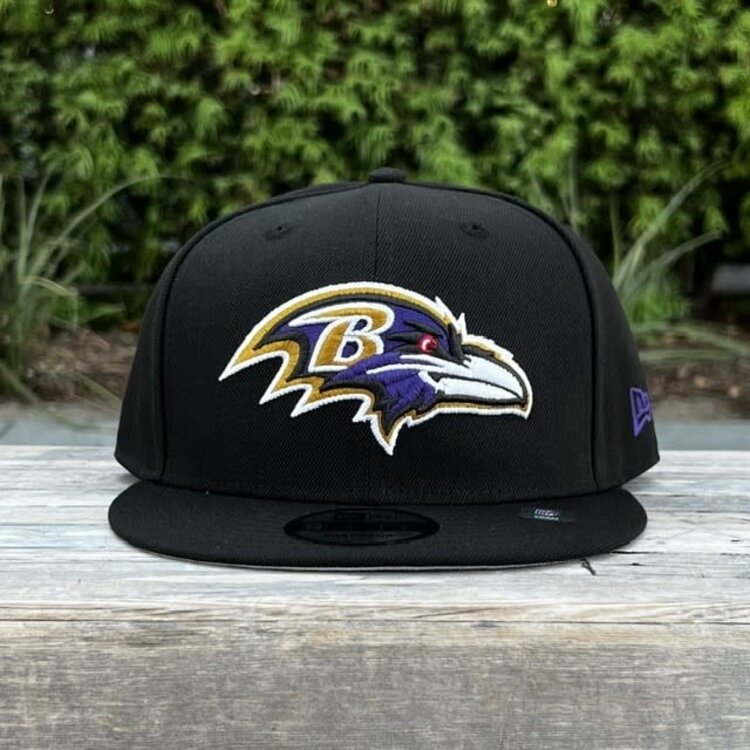 New Era Baltimore Ravens Black Team Snapback 950