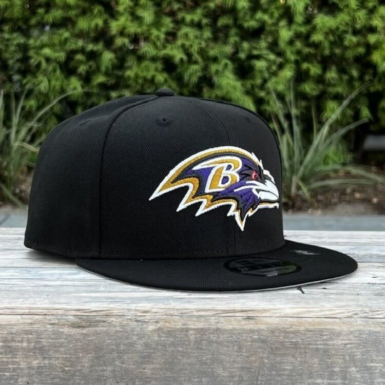 New Era Baltimore Ravens Black Team Snapback 950
