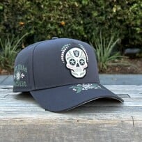 New Era Raiders Day of the Dead Dark Gray 940 A-Frame